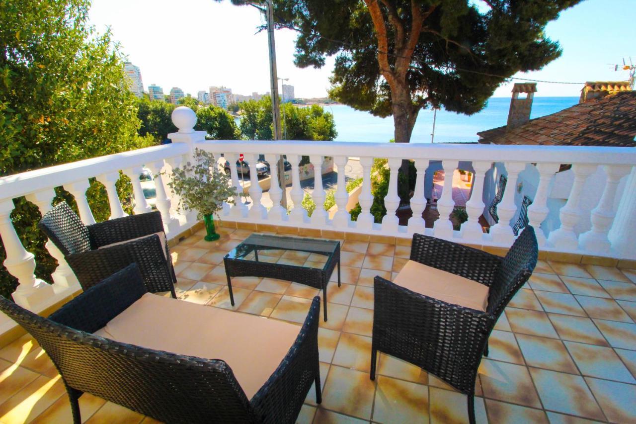 Great Villa, Sea Views, 20 Secs Walk To The Beach, Bbq, 9 People, 5 Mins Car From Alicante City Center, Sailing Club 3 Mins Walk Exteriér fotografie